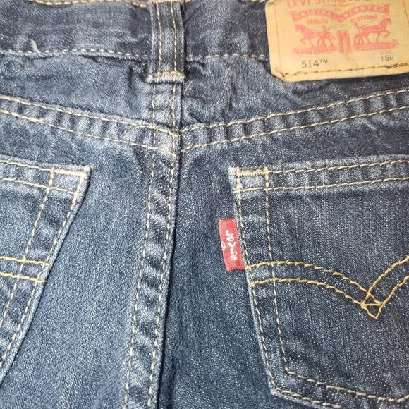 Levi's Jeans 514 Denim Slim Straight Fit Tough Durable 18m Size Brand New NWOT - Picture 6 of 8